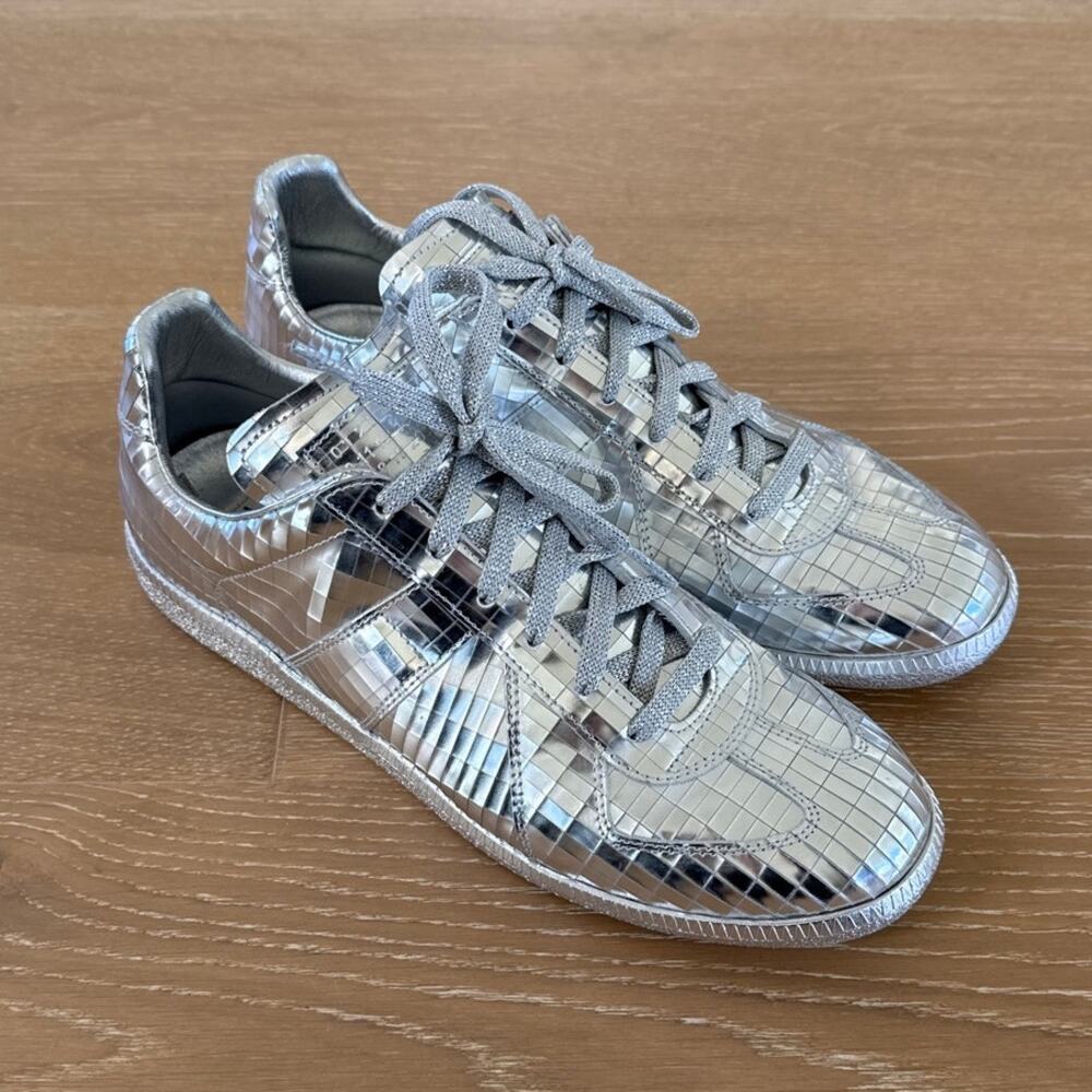 Maison Margiela Replica Sneakers Disco Ball Size EU43 Silver
